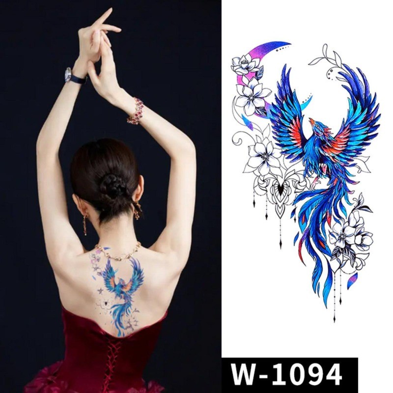 JIETattooLasting ผีเสื้อปลอม Tattoo สําหรับผู้หญิง Man คอ Art Tattoo สติกเกอร์สมุนไพรรอยสักชั่วคราวกันน้ํา Tatuajes Temporales