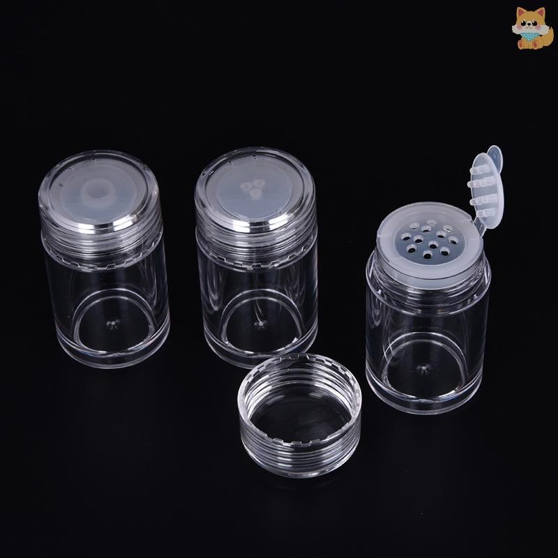 [VI] 1 PC 10ml Empry เครื่องสําอาง Sifter แป้งฝุ่น Jars คอนเทนเนอร์ฝาเกลียว DIY แต่งหน้า TH