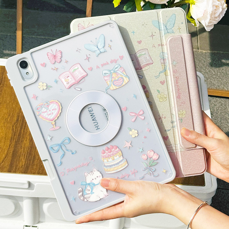 ขายร้อน! F & X iPad เคสป้องกัน iPad Air เคสป้องกันแม่เหล็กแยก4/5/6เคสแข็งโรตารี Pro11เคสแบนป้องกันการดัด2024
