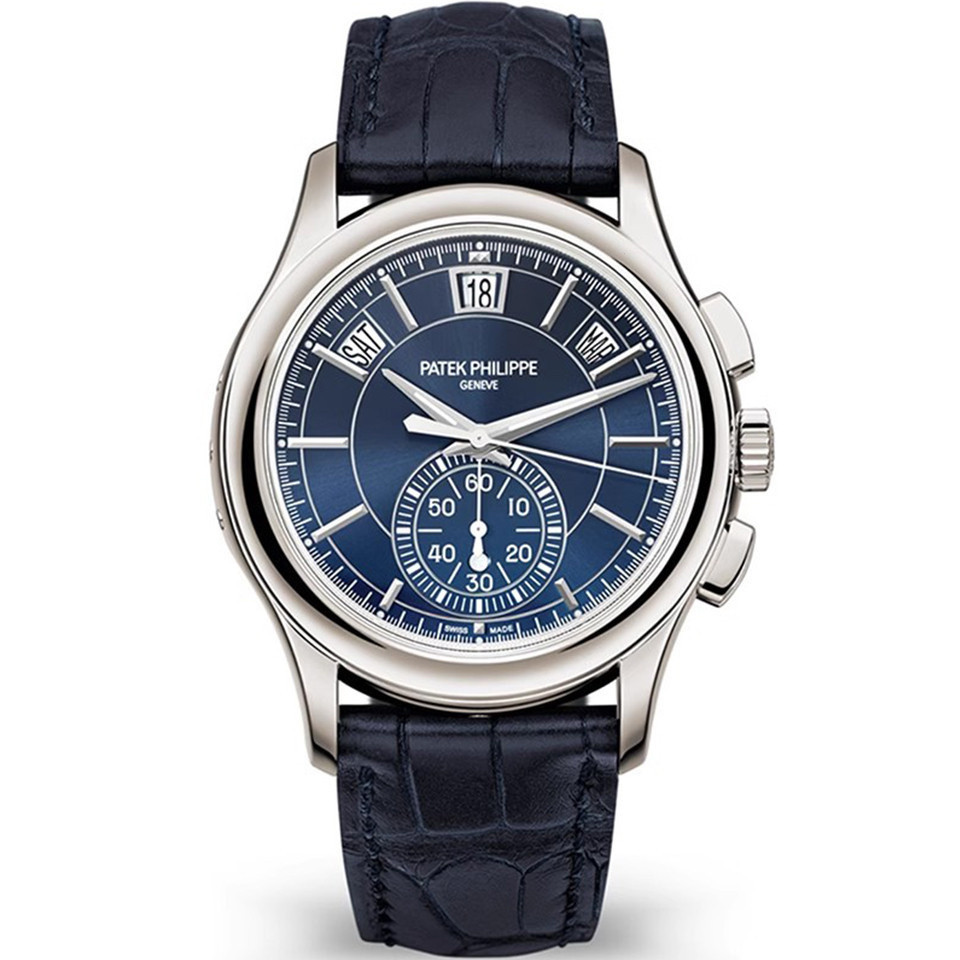Patek Philippe Philippe Philippe Complex Function Timepiece PT950 Platinum Automatic Mechanical Mens Watch 5905P