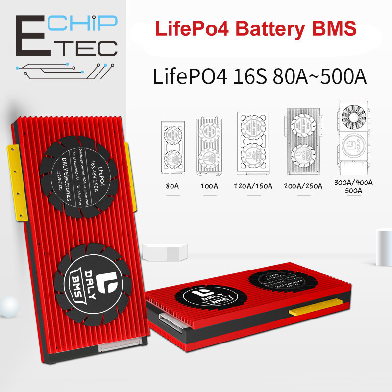 1pcs 16S 48V 80A 100A 120A 150A 200A BMS Lifepo4 แบตเตอรี่ป้องกันสําหรับ 48V Lifepo4 แบตเตอรี่