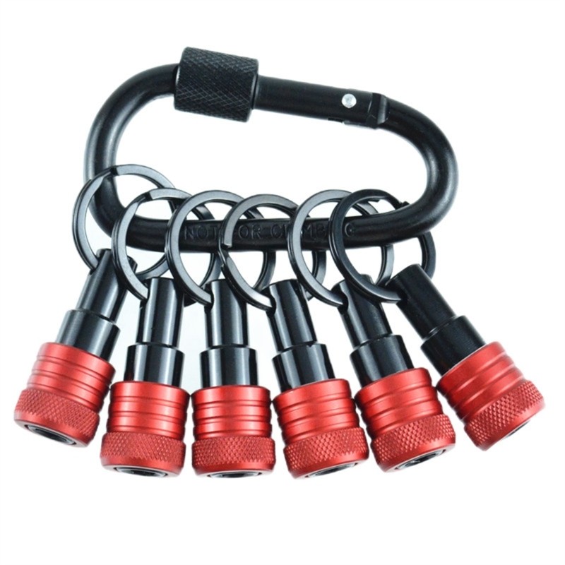 Amore 6 ชิ้นผู้ถือบิตพวงกุญแจไขควงผู้ถือบิตสําหรับผู้ชาย 1 4 Shank เจาะ ราคา ถูกที่สุด ดีลบีเคเค แกลเลอรีภาพที่ 7