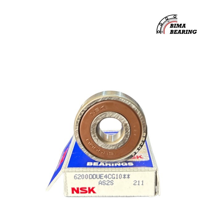 แบริ่ง 6200 2Rs Dd ฝาครอบยาง Nsk JAPAN Laher 10X30X9 Lahar Universal 6200Dd 62002Rs Ori