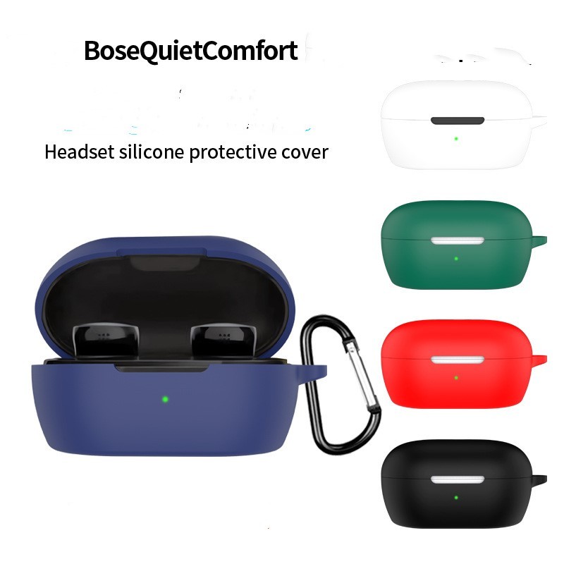 เหมาะสําหรับ Bose QuietComfort Earbuds เคสป้องกัน Bose Quiet Comfort Earbuds เคสหูฟังซิลิโคน