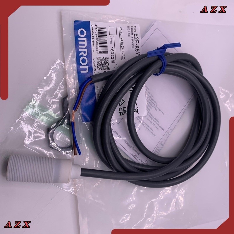 E2F-X5Y1 หัว 18 mm จับโลหะ ระยะจับ 5 mm 2 สาย NO ไฟ 12-24VDC จาก ไทย