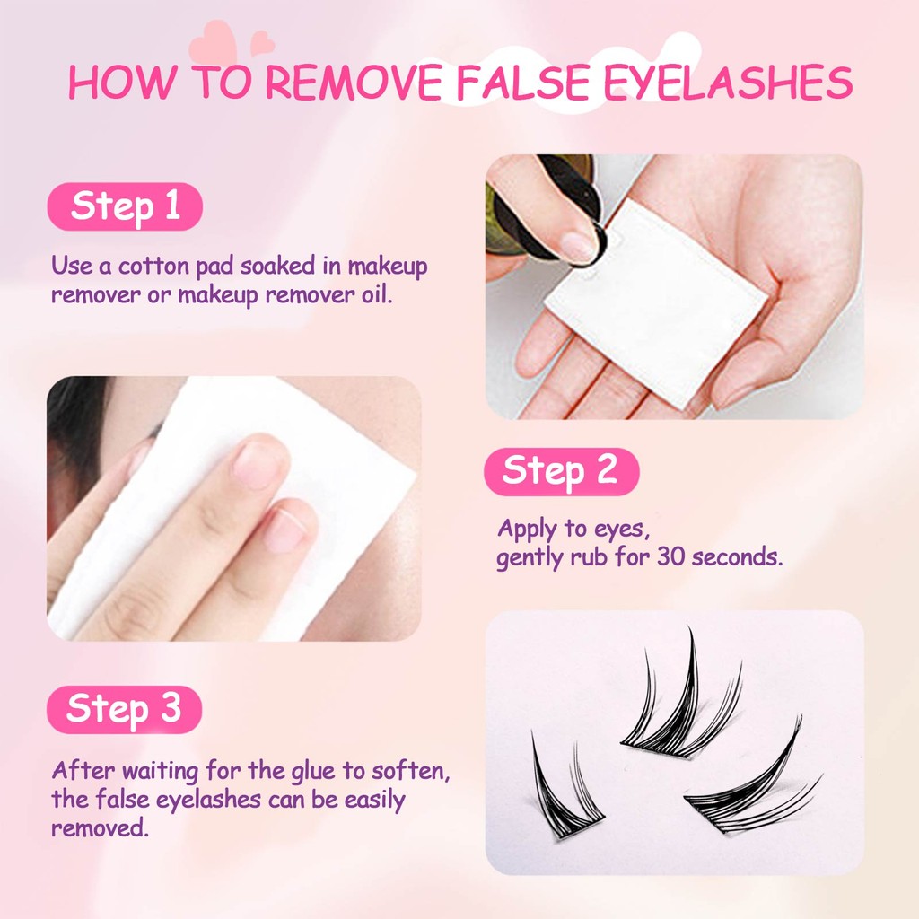 Abpopa ขนตาปลอมเซ็กซี่ High-end Bushy Curl Dramatic Single Cluster Dense 64 ชิ้น - IN27 - รูปที่ 5