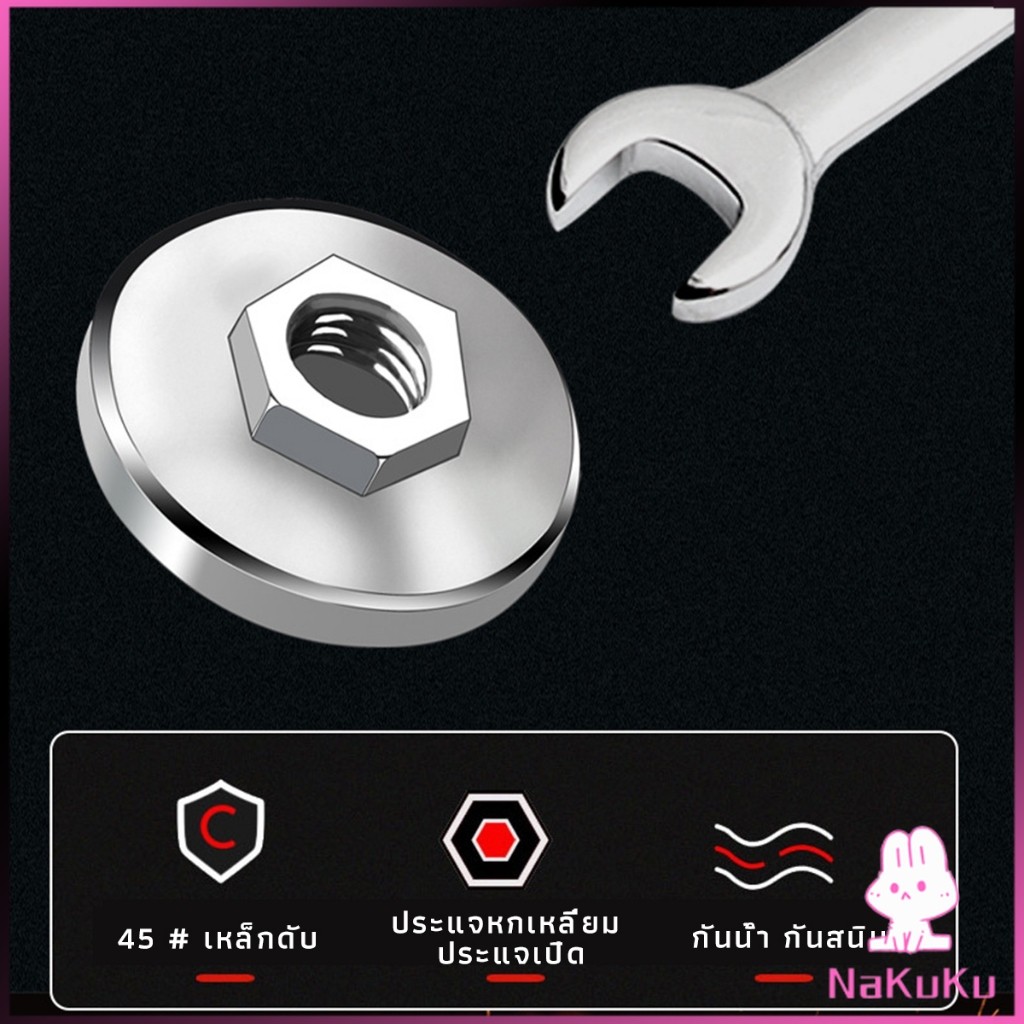 NKK น็อตล็อกใบเจียร ประกับใบหินเจียร วัสดุโลหะ Grinder Accessories