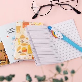 20เล่ม A7 สมุดโน๊ตจิ๋ว สมุดจิ๋ว มีเส้น 10.5x7 cm สมุดจดบันทึก สมุดพกพา สมุดโน๊ต ของแจก A7 notebook