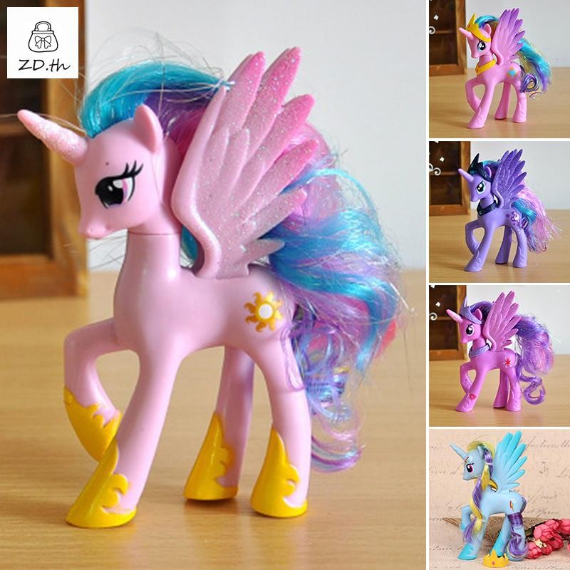 My Little Pony: มิตรภาพเป็น Magic รุ่นอะนิเมะตุ๊กตาของสะสมน่ารัก CarFansCuteAnime ตุ๊กตาของสะสมน่ารักภายในรถเค้ก Top DecorMy Little Pony: มิตรภาพรุ่น