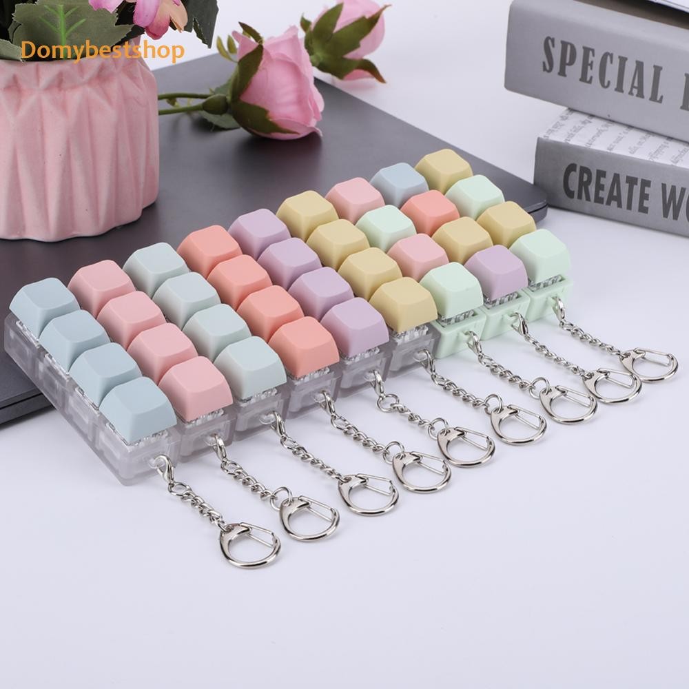 ปุ่มคีย์บอร์ดของเล่นปุ่มกดพวงกุญแจอยู่ไม่สุขของเล่นบีบอัดสําหรับผู้ใหญ่ [Domybestshop.th]