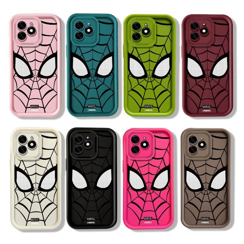 Cool Spiderman หน้ากากสําหรับ Samsung Galaxy A12 A13 A14 A15 A20 A30 A21S A22 A55 A71 4G นุ่มแฟชั่นสวมใส่เคสโทรศัพท์