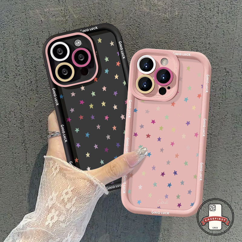 แฟชั่นน่ารักดาวน้อย ที่มีสีสันนุ่ม เคส Redmi 12 13C 10C 9C 9A 10A 12C 10 A1 Note 13 11 11s 10s 12 10 Pro POCO X5