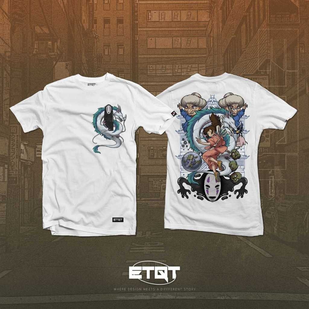✨ 💗พร้อมส่ง💘S-5XL Anime Shirt - Unisex - Etiquetta Co. - Studio Ghibli - Spirited Away v2 ✨