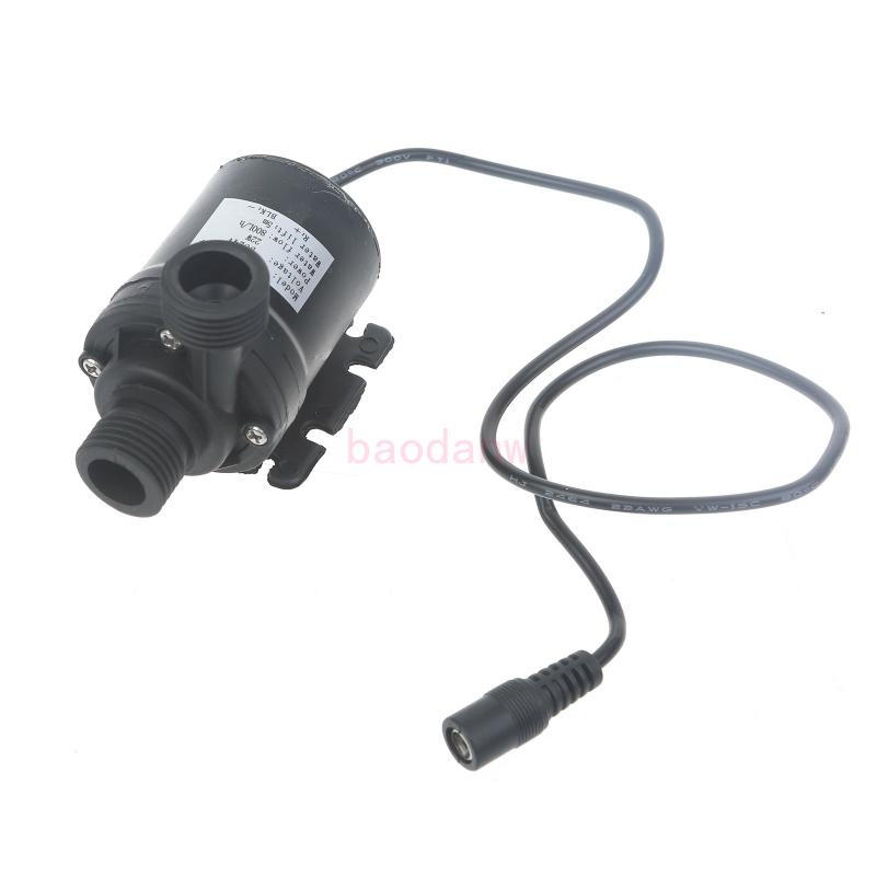 Bdw สําหรับ DC 24V Micro Brushless มอเตอร์ปั๊มน้ํา Lift 5M 800L H Submersible Water Pum