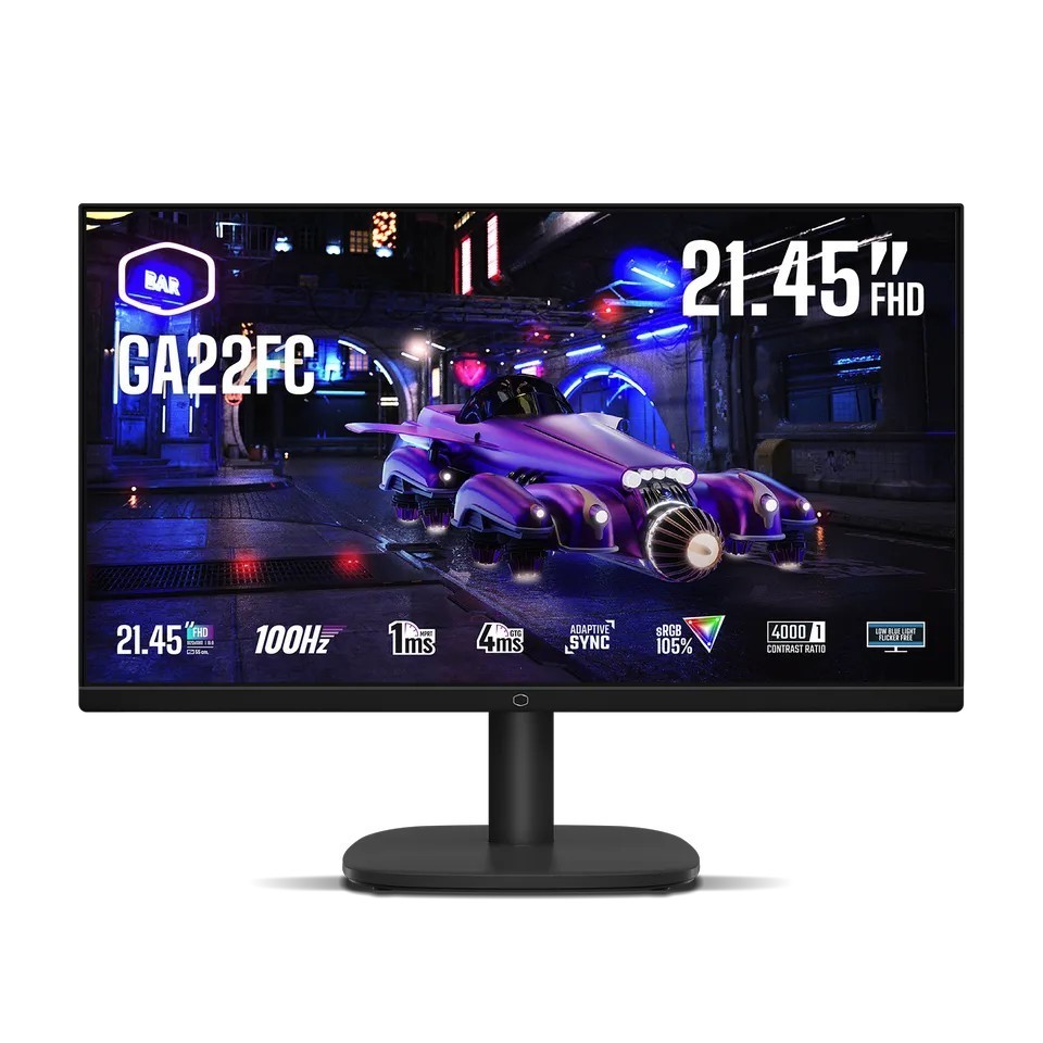 Monitor 21.45" Cooler Master GA22FC FHD 100Hz VA US Cord (CMI-GA22FC-US) จอมอนเตอร์