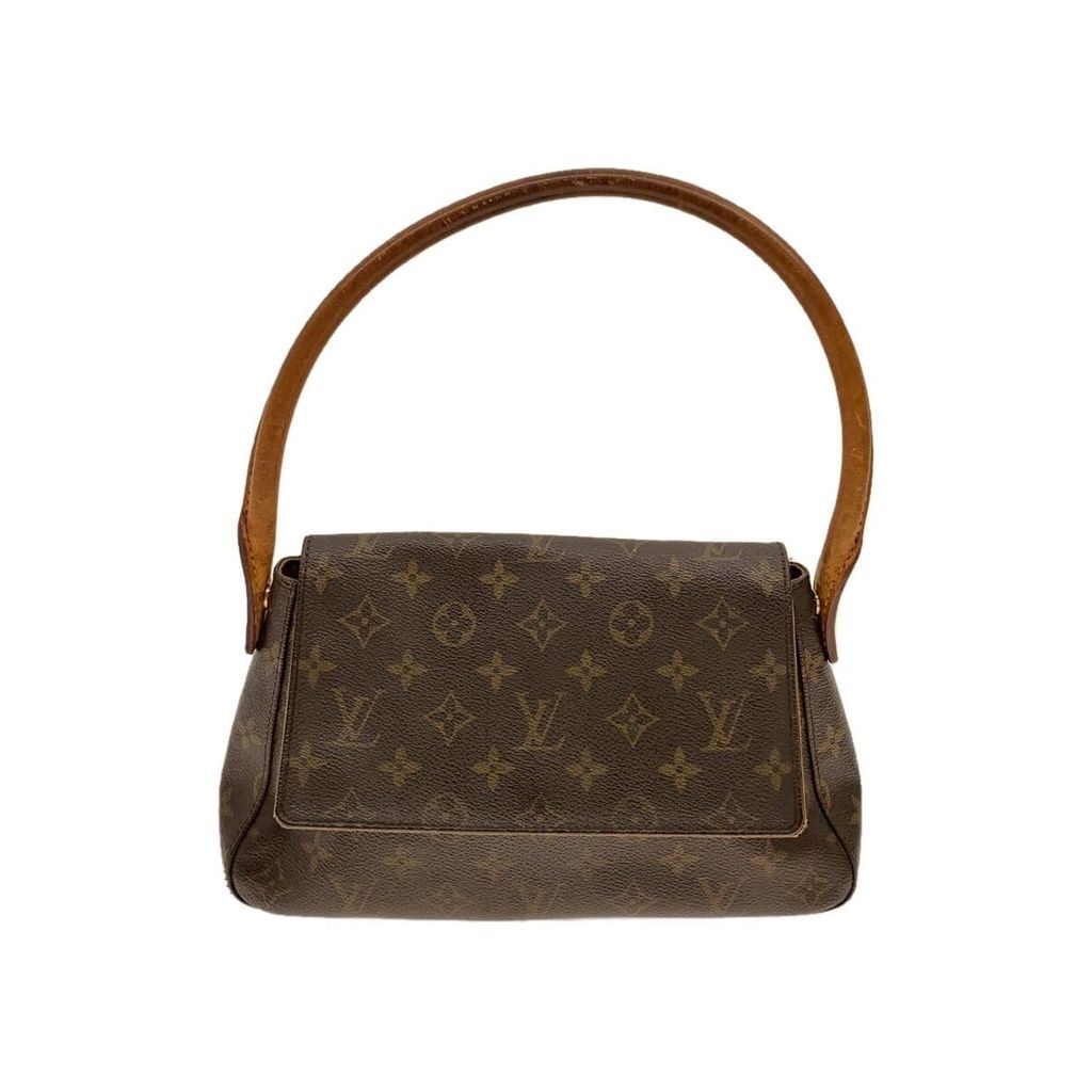 LOUIS VUITTON Handbag Mini Looping_Monogram Canvas_BRW PVC BRW Direct from Japan Secondhand