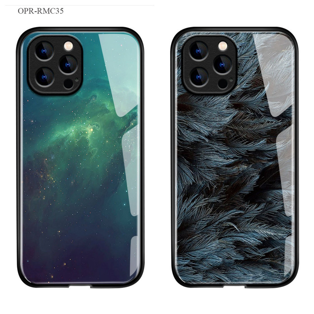 Realme 8 7 C35 C2 Pro 5G เคสเรียวมี Hard Glass Case