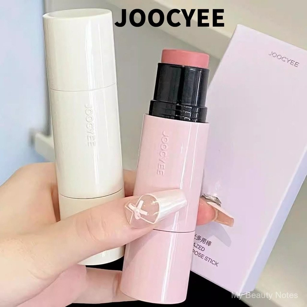 Joocyee Water Light Multi-Purpose Stick Blush Highlight Lip Cheek Eye Multi-Purpose Brightening Face Pearlescent Moisturizing Blush QITS