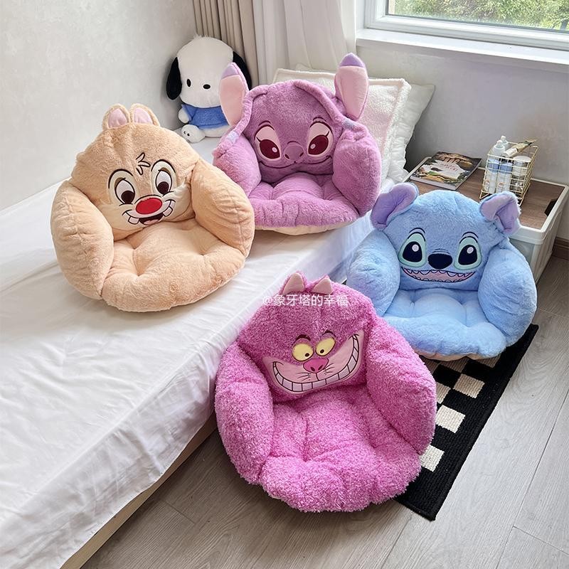 Stitch การ์ตูนน่ารักตะเข็บเบาะตุ๊กตาตะเข็บหอพักสํานักงานเบาะรองนั่งเบาะรองนั่งล้อมรอบอย่างเต็มที่เบาะแบบบูรณาการ