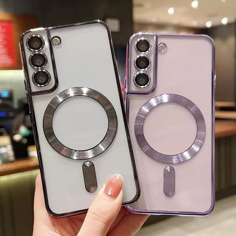SAMSUNG ซัมซุง ใหม่มินิมอลโปร่งใสรวมทุกอย่างป้องกันการตกเคสโทรศัพท์แม่เหล็กเหมาะสําหรับ ซัมซุง กาแลคซี ก05 05ส 06 07 14 15 16 17 24 25 26 34 35 36 54 55 56