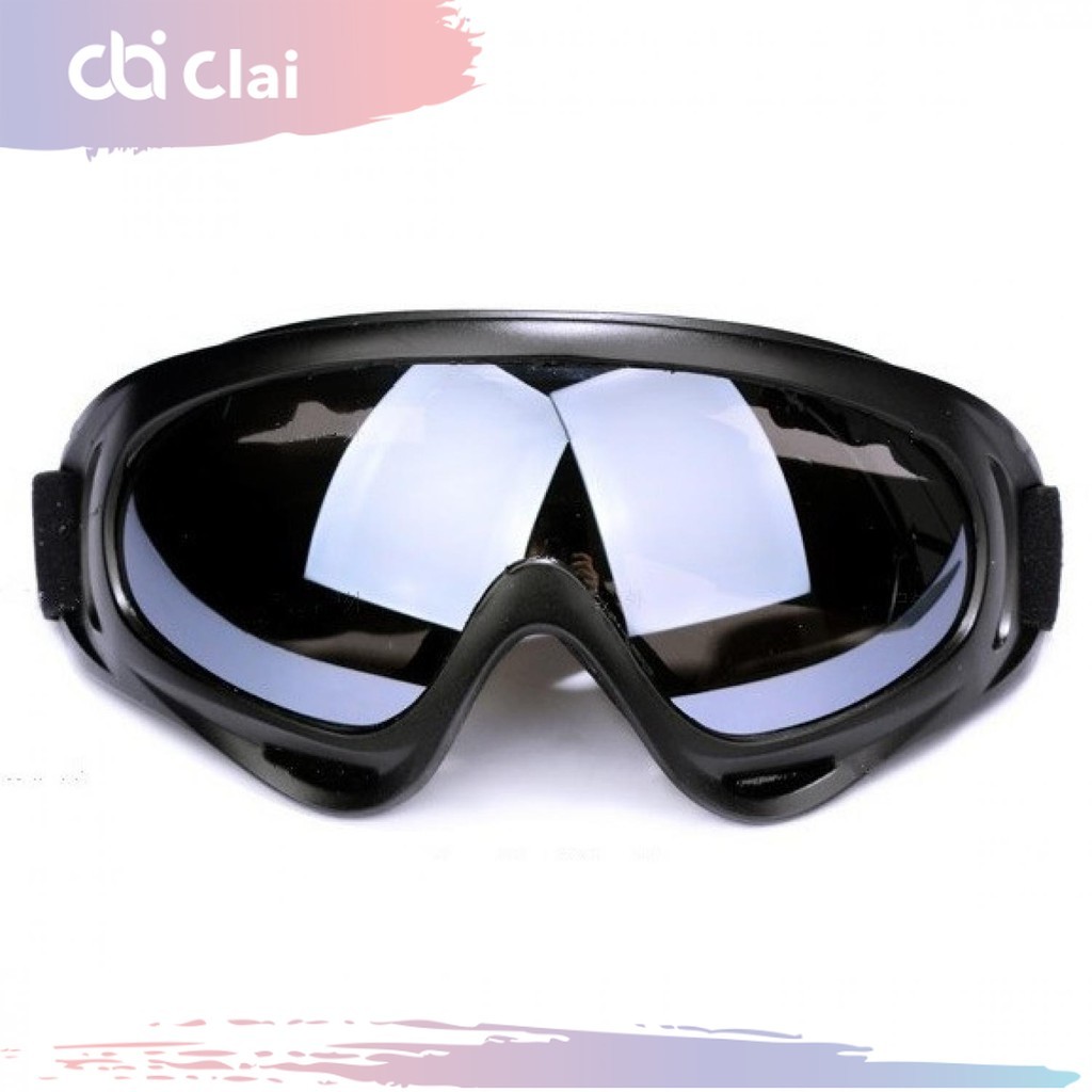 MATA CLAIRA Tactical Motorcycle Ski Goggles Eye Protection Wide UV Lens Motorcycle Ski Goggles