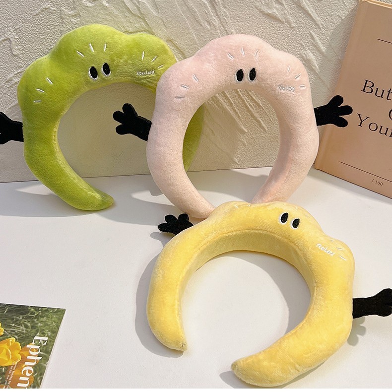 การ์ตูนน่ารักตลกตุ๊กตาHeadbands Tenor Cranial Topกว้าง-เต็มไปด้วยผมวงอุปกรณ์เสริมผม