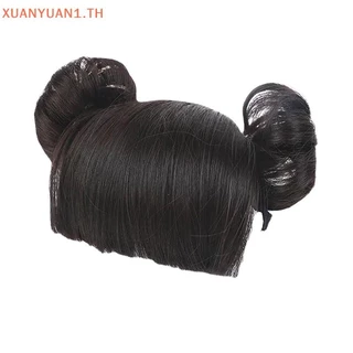 XUAN วิกผมเด็ก Braid Hairband วิกผมสําหรับเด็กแถบคาดศีรษะเด็กผมปลอม Bangs Buckle COS อุปกรณ์เสริมผม TH