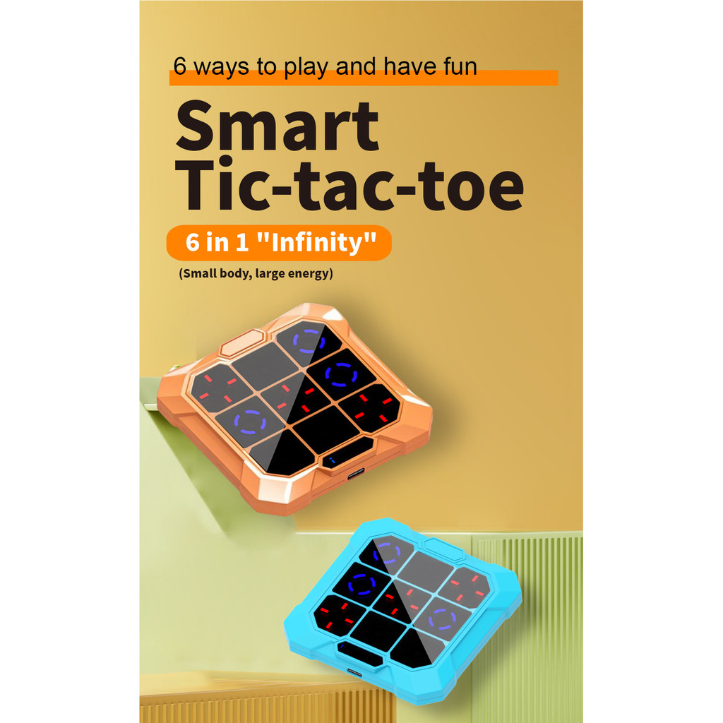 เกมสําหรับเด็กปฏิสัมพันธ์ระหว่างพ่อแม่และลูก Tic Tac Toe Chess Smart Tic Tac Toe Chess Bra
