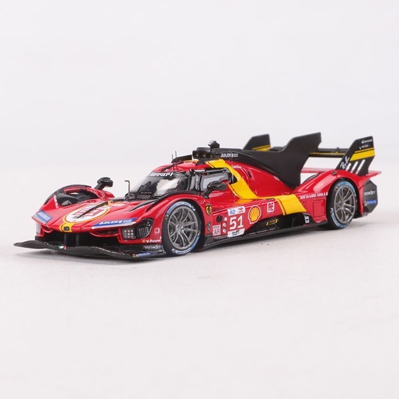 รุ่นดี 1: 64 Ferrari 499P รุ่นดี 24 ชั่วโมง Endurance Race คอลเลกชันโมเดลรถเรซิ่น