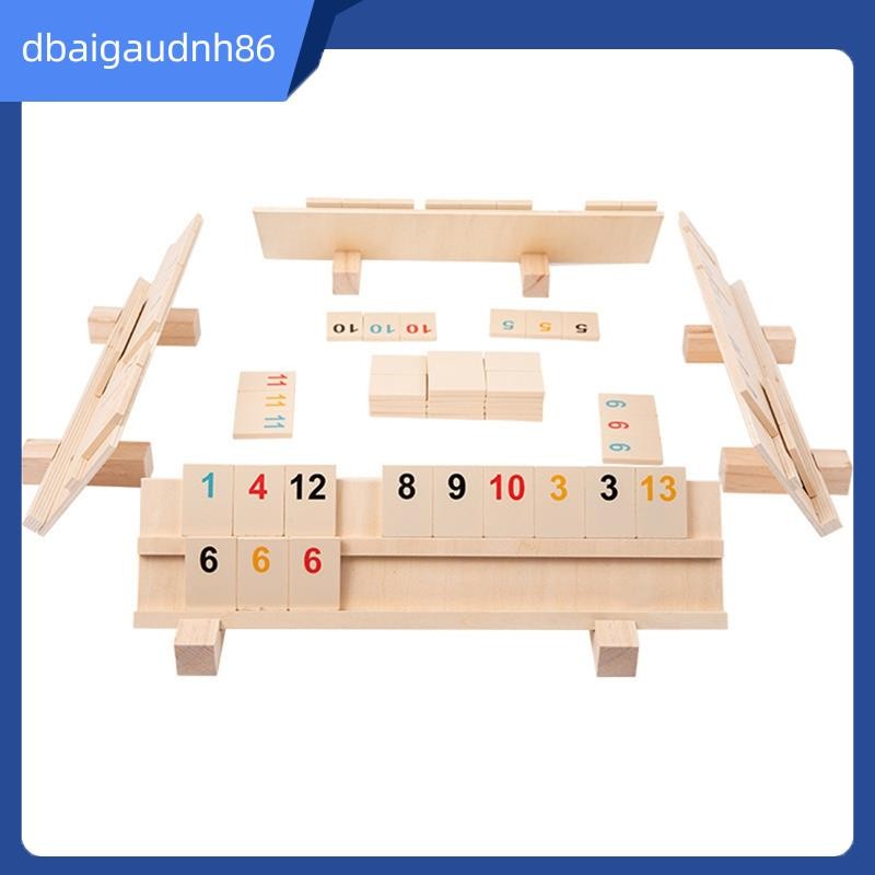 READY STOCKTravel Size Rummy Game Travel Rummy Cube Game 2-4 People Party Game สําหรับผู้ใหญ่และเด็ก