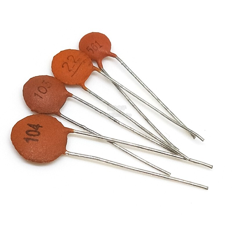 ((10 ชิ้น) ตัวเก็บประจุพอร์ซเลน 100V 10PF 0.1 UF 104 103 102 22P 560PF 30PF 100NF