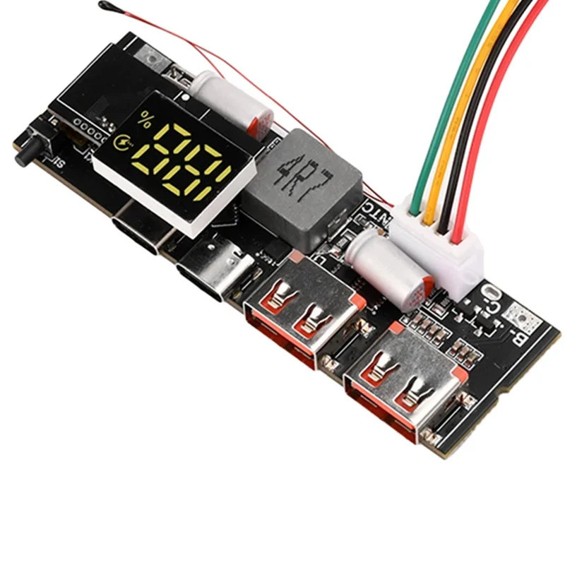 65/100W Power Bank 2-way Super Fast CHARGING สําหรับ VC Flash ชาร์จโมดูลบอร์ด DIY เมนบอร์ด 3/4/5S