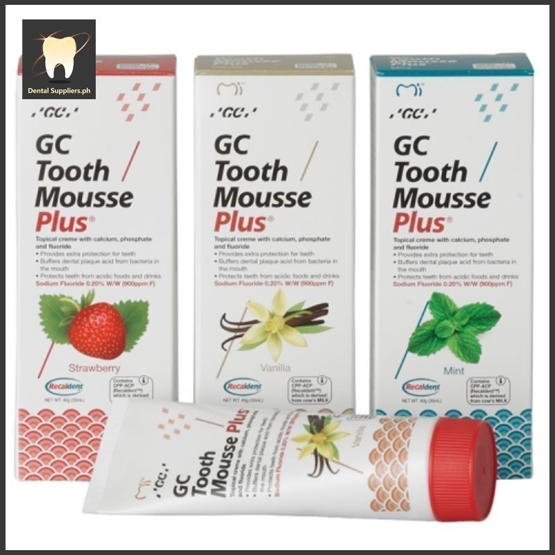 GC Tooth Mousse Plus Strawberry, Mint และ Vanilla