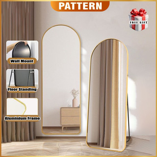 PATTERN Full Length Arch 150cm x 40cm Stand Mirror Cermin Tinggi Besar Modern Nordic Scandinavian Mirror Dual Function