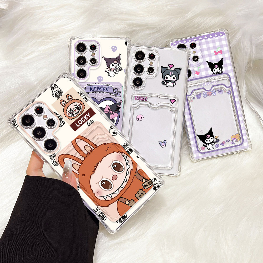 Card Holder เคส For Samsung Galaxy A56 5G A16 A05S A06 A15 A55 A05 A54 A12 A36 A26 A34 A35 A52s A25 A22 A53 A14 A13 A73