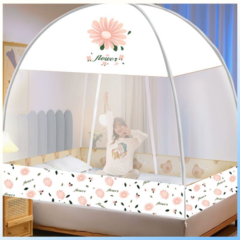 YTL มุ้งเต้นท์ มุ้ง มุ้งสปริง มุ้งกันยุง มุ้งกันยุงกางอัตโนมัติ ทรงกลม เต็นท์ 4ฟุต 5ฟุต 6ฟุต