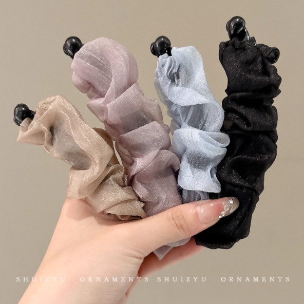 กิ๊บรัดผมลายฟองTuile อินเทรนด์สำหรับผู้หญิง