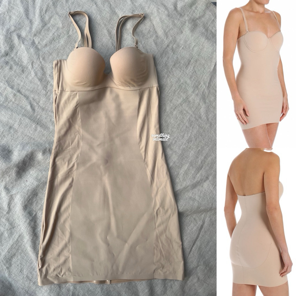 M&S Shaper ในตัว Bra Cool Comfort Secret Slimming/สูท Easy Up Firm Control Strapless Slipบอดี้สูทกระดูกรัดตัวเอวTrimmer Camiไม่มีรอยต่อรัดตัวFullbodyรัดตัวแบนTummy Shapewear Slipdress Shaping Slipsuit Camisole
