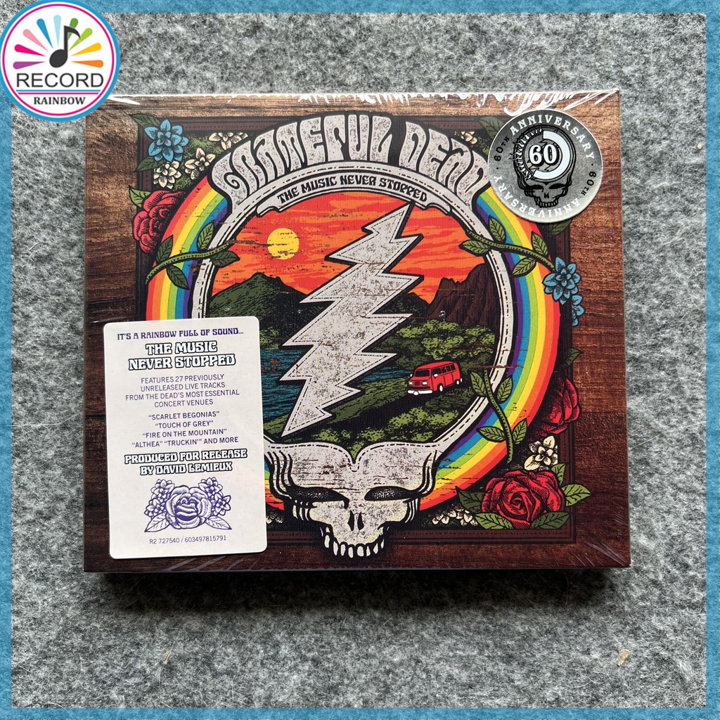 Grateful Dead The Music Never Stopped Original 3CD Album [Sealed] Brand New