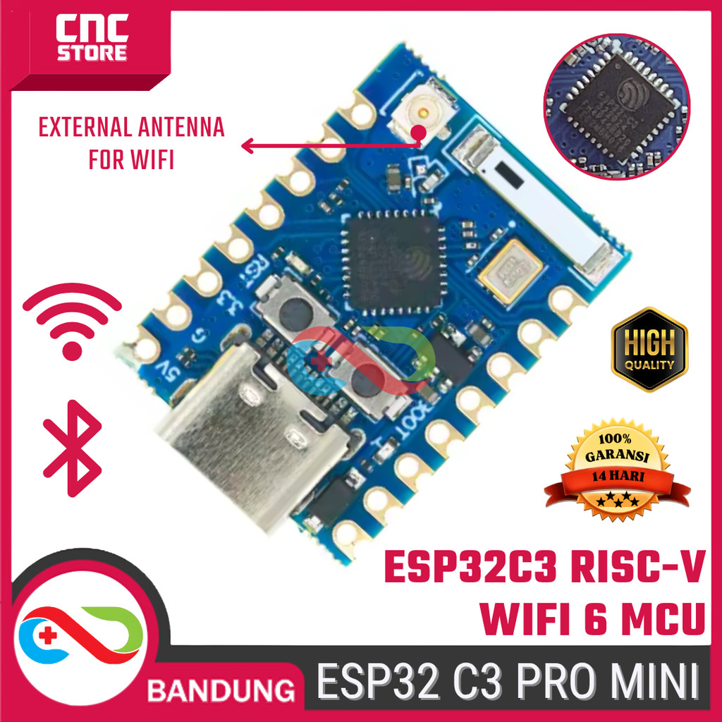 ESP32-C3 Zero ESP32-C3 Pro Mini – RISC-V WiFi 6 MCU, IoT Board Module Compact & ประหยัดพลังงาน
