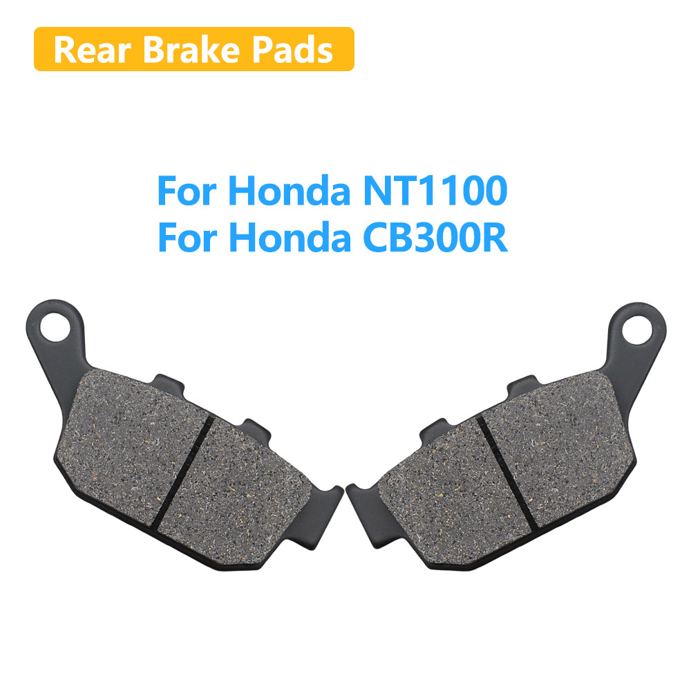 ผ้าเบรคหลังสําหรับ Honda NT1100 CB300R NT 1100 CB 300R NT-1100 CB-300R อุปกรณ์เสริมรถจักรยานยนต์