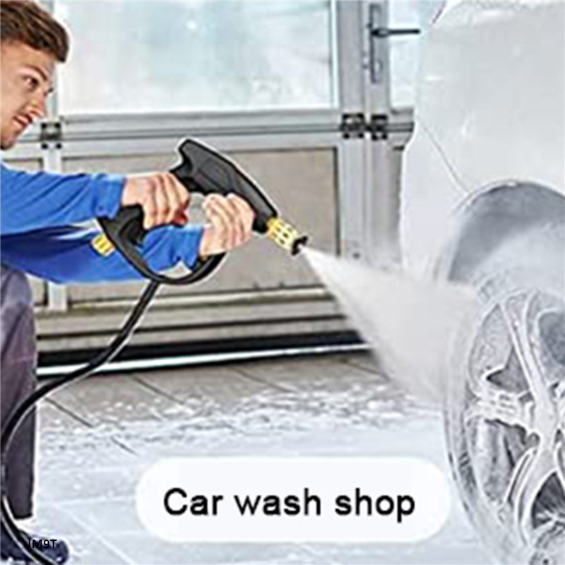 JM9T-Quick Connect Fitting และ 5-in-1 Power เครื่องซักผ้าหัวฉีดสเปรย์เคล็ดลับหลายมุมความดันเครื่องซั