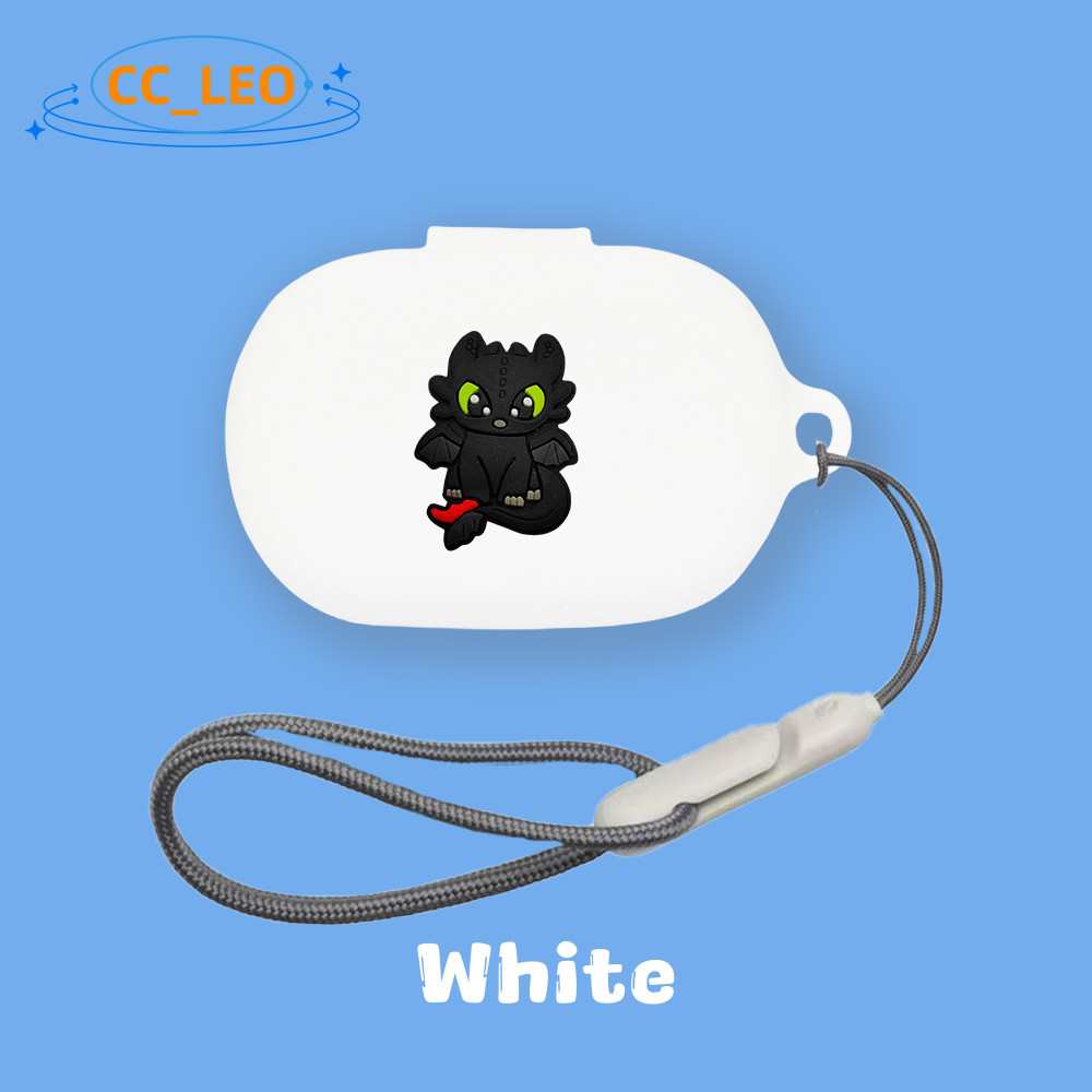 for EDIFIER Comfo Flex Case EDIFIER Comfo CC Cartoon Silicone Soft Case Cute Lanyard Pendant EDIFIER