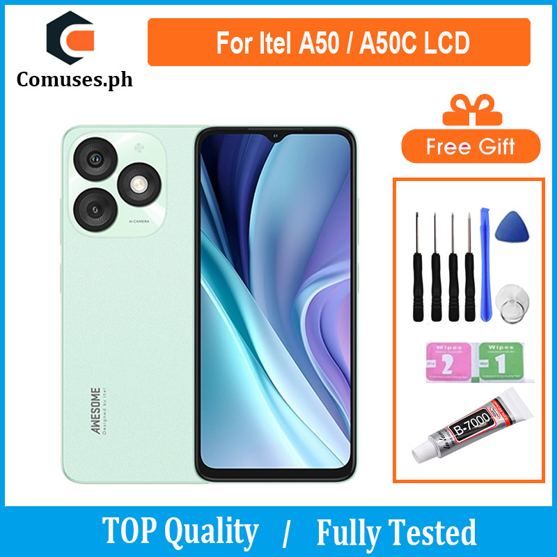 COMUSES หน้าจอ itel A50 / A50C หน้าจอเเท้ ชิ้นส่วนหน้าจอโทรศัพท์มือถือ แถมชุดไขควง+กาวจอ