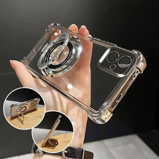 เคส Samsung A07 A06 A05 A04 A04E ถุงลมนิรภัยสี่มุมป้องกันการตก เคสโทรศัพท์โปร่งใสพร้อมขายึด CDSJ