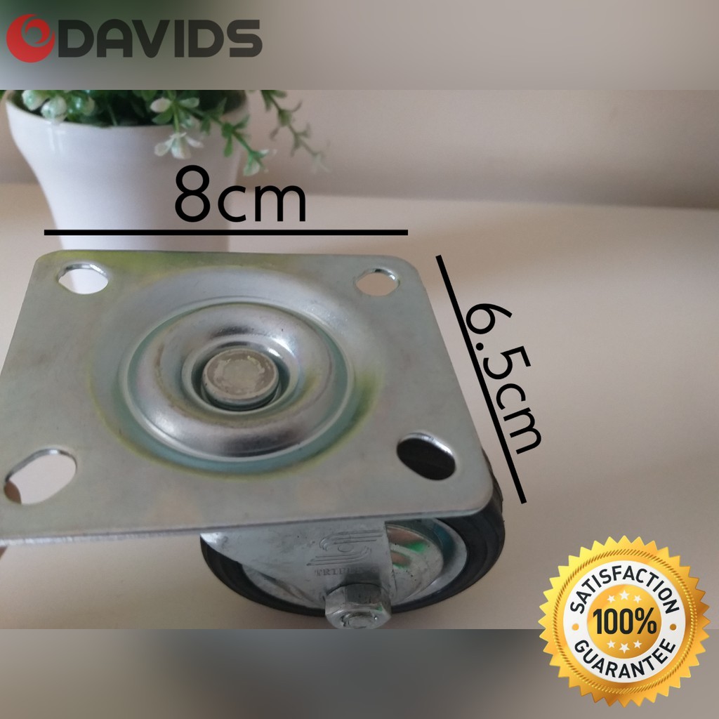 Shopee gp88 - 4 นิ้วล้อรถเข็นยางตู้โชว์รถเข็น Living