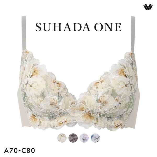 Wacoal SUHADA ONE BXB411 wireless bra (Sizes A-C)(40BXB411AC)(Direct from Japan)1