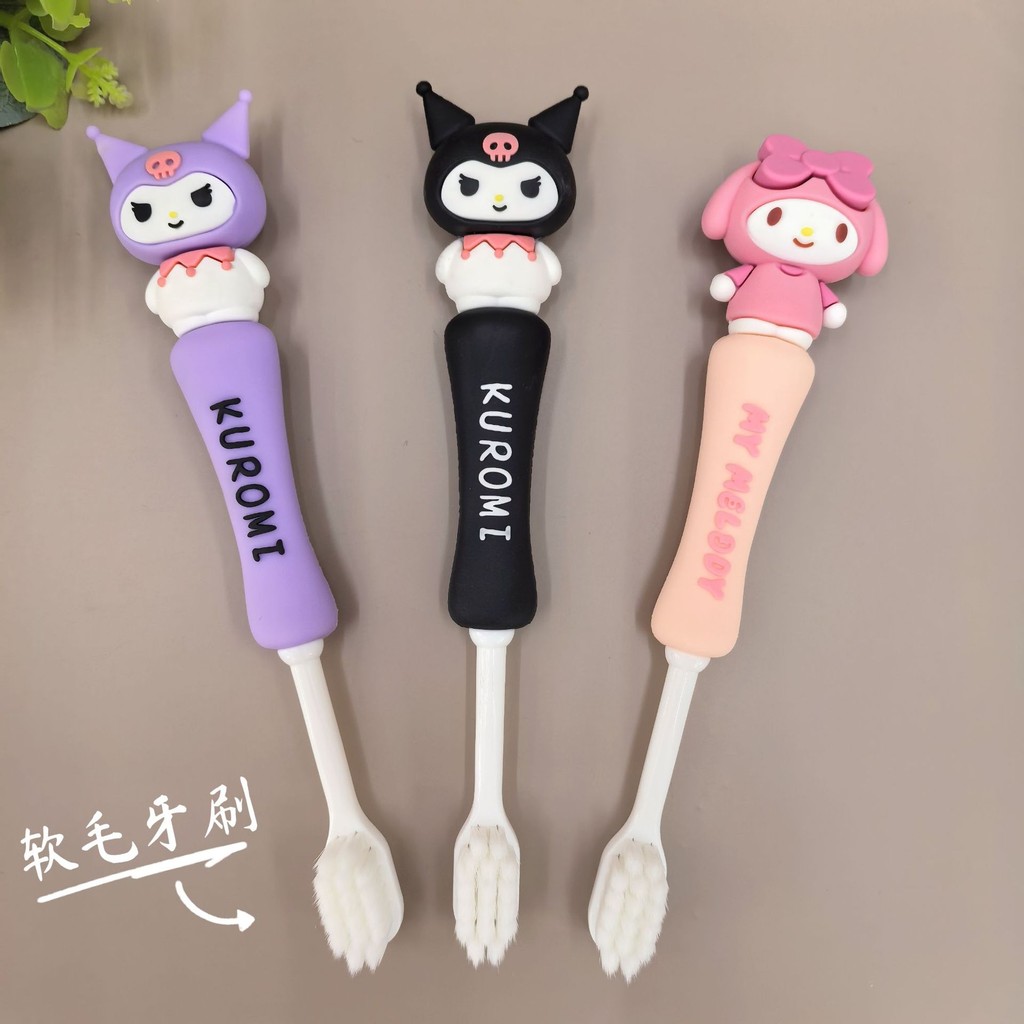การ์ตูนน่ารัก โคโลมิ เมโลดี้ แปรงสีฟันขนนุ่มสําหรับเด็ก 3-6-12 ปี