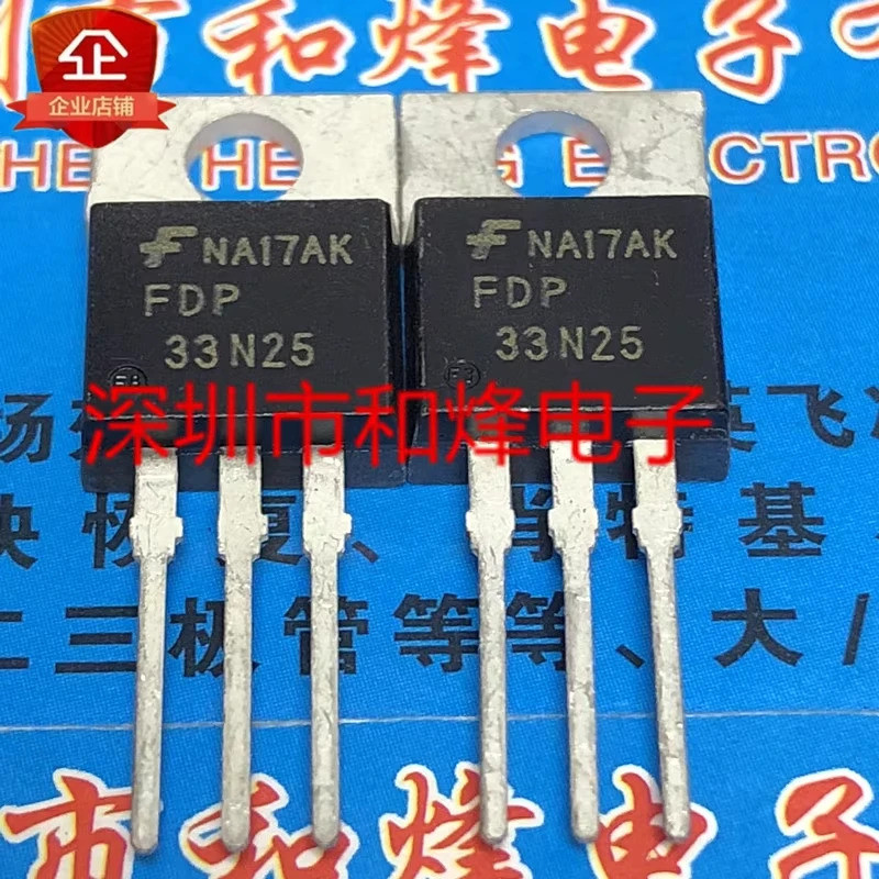 ทรานซิสเตอร์ mos 5PCS FDP33N25 D13005MD IRFBC40 HY3810P NCEP026N10 TO-220 ในสต็อก DKEO