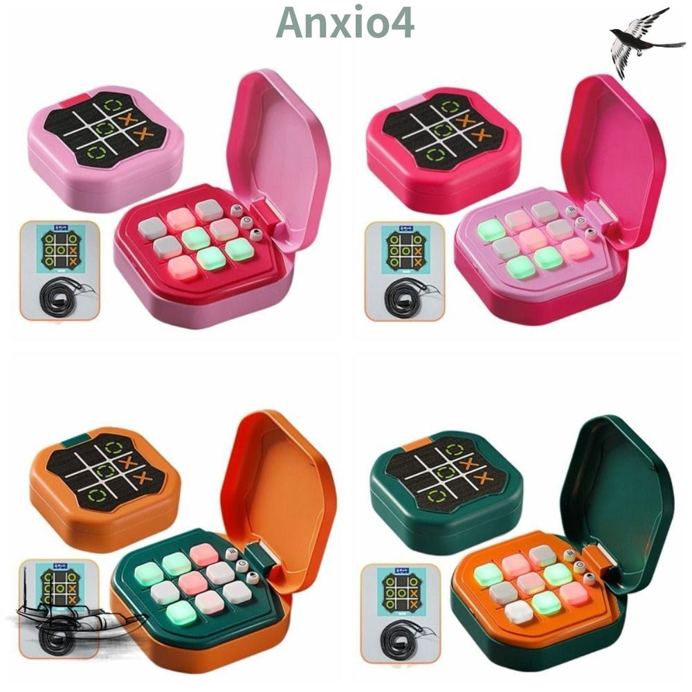 เกมหมากรุก ANXIO4 Jingzi|ส่วนประกอบอิเล็กทรอนิกส์ 9-IN-1 Montessori Puzzle Table Game, ความคิดพลาสติ